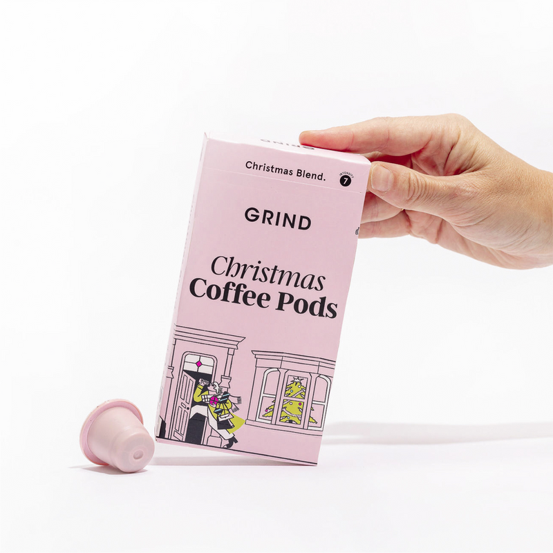 Christmas Tin of 20 Nespresso® Compatible Coffee Pods image