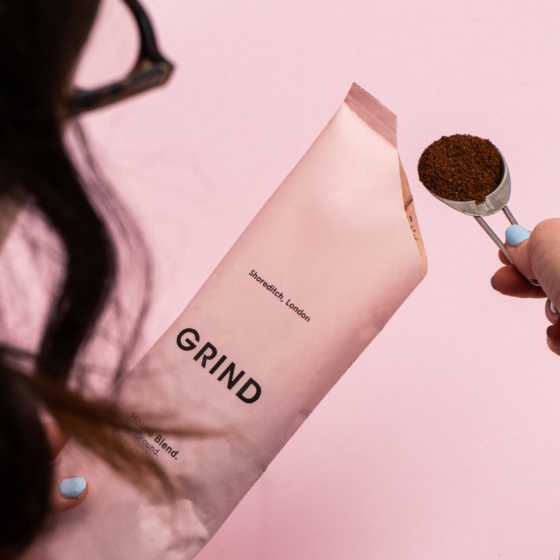Black Tin of Grind Coffee image