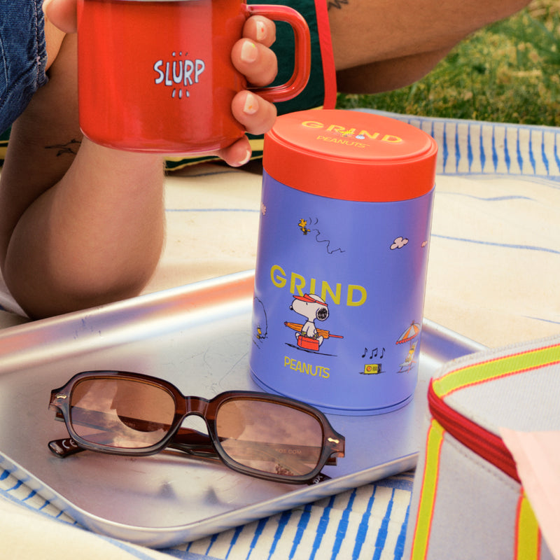 Grind x Peanuts Tin of Compostable Coffee Pods image