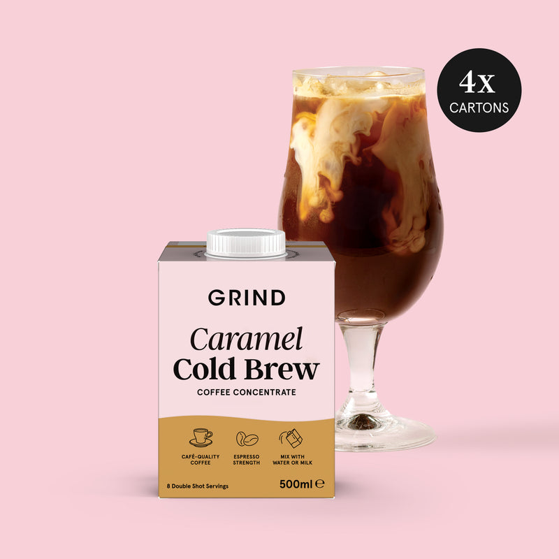 Caramel Cold Brew Coffee Concentrate - Pack of 4 image