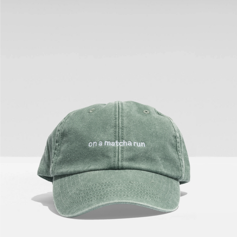On a Matcha Run Baseball Cap image