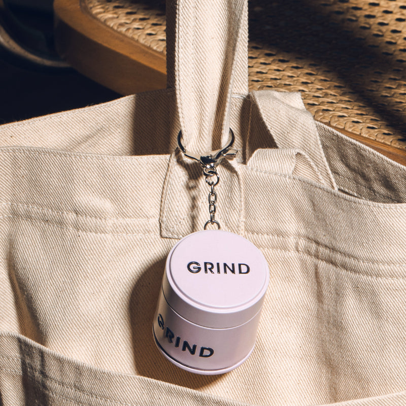 Mini Grind Tin Keyring image